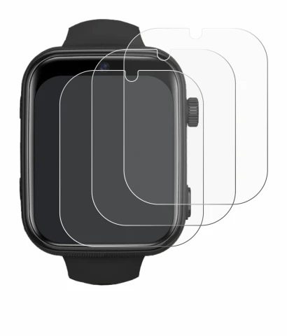 Image de l'appareil Aimiuvei Kids Smartwatch avec une grande variété de protections d'écran.