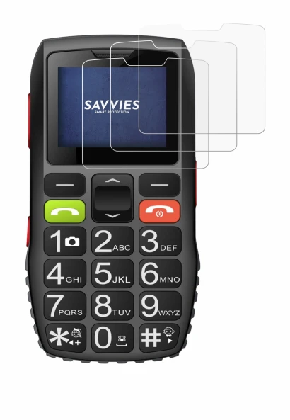 Image de l'appareil artfone C1 avec une grande variété de protections d'écran.