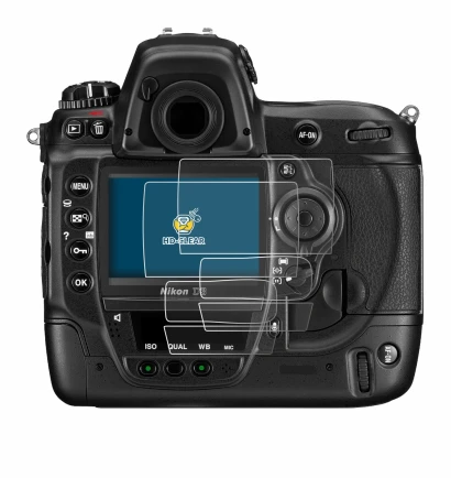 Image de l'appareil Nikon D3 avec une grande variété de protections d'écran.