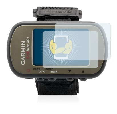 Image de l'appareil Garmin Foretrex 401 avec une grande variété de protections d'écran.
