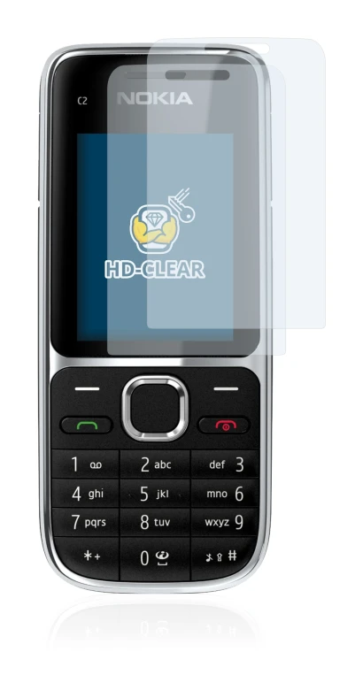 Image de l'appareil Nokia C2-01 avec une grande variété de protections d'écran.