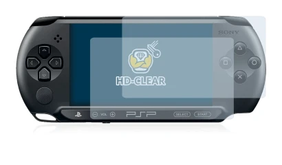 Image de l'appareil Sony PSP 1004 avec une grande variété de protections d'écran.