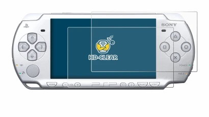 Image de l'appareil Sony PSP 2004 avec une grande variété de protections d'écran.