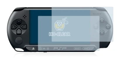 Image de l'appareil Sony PSP 2000 avec une grande variété de protections d'écran.
