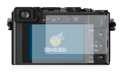 Image de l'appareil Panasonic Lumix DMC-LX100 avec une grande variété de protections d'écran.