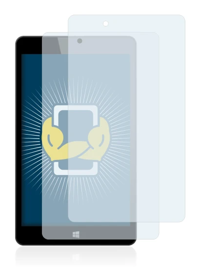 Image de l'appareil Linx 8 avec une grande variété de protections d'écran.