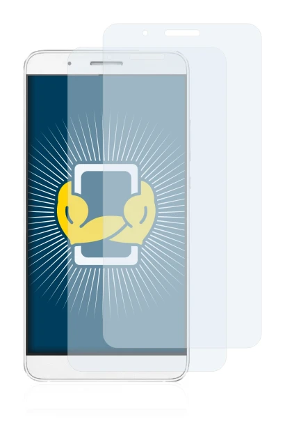 Image de l'appareil Honor 7i avec une grande variété de protections d'écran.