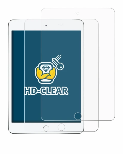 Image de l'appareil Apple iPad Mini 4 2015 avec une grande variété de protections d'écran.