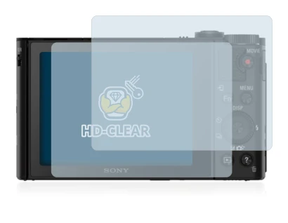 Image de l'appareil Sony Cyber-Shot DSC-HX80 avec une grande variété de protections d'écran.