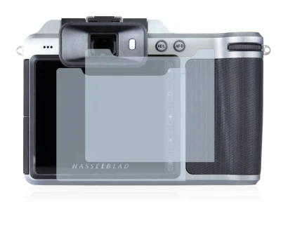 Image de l'appareil Hasselblad X1D-50c avec une grande variété de protections d'écran.