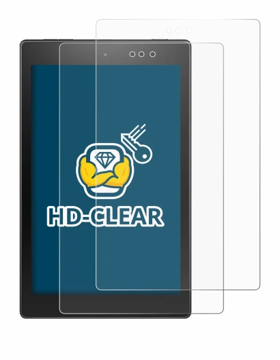 Image de l'appareil Amazon Fire HD 8 2017 avec une grande variété de protections d'écran.