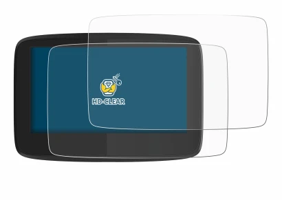 Image de l'appareil TomTom GO 620 avec une grande variété de protections d'écran.