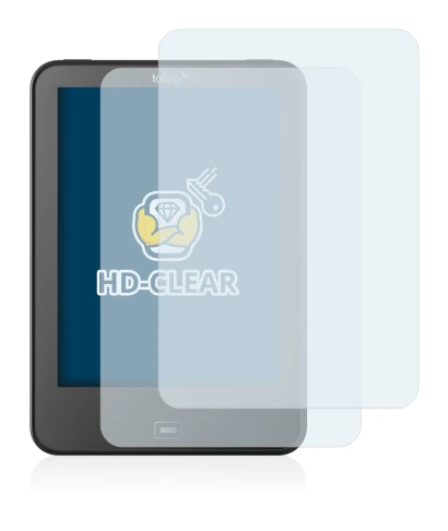 Image de l'appareil Tolino Vision 4 HD avec une grande variété de protections d'écran.