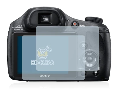 Image de l'appareil Sony Cyber-Shot DSC-HX350 avec une grande variété de protections d'écran.