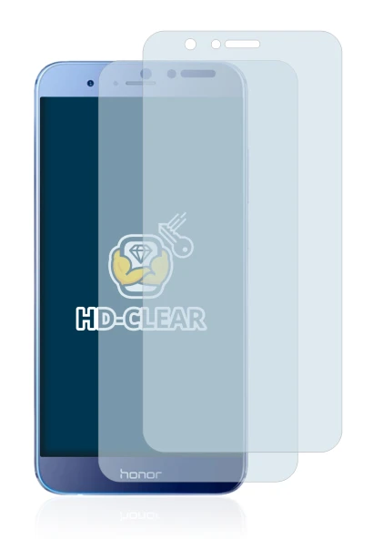 Image de l'appareil Honor 8 Pro avec une grande variété de protections d'écran.