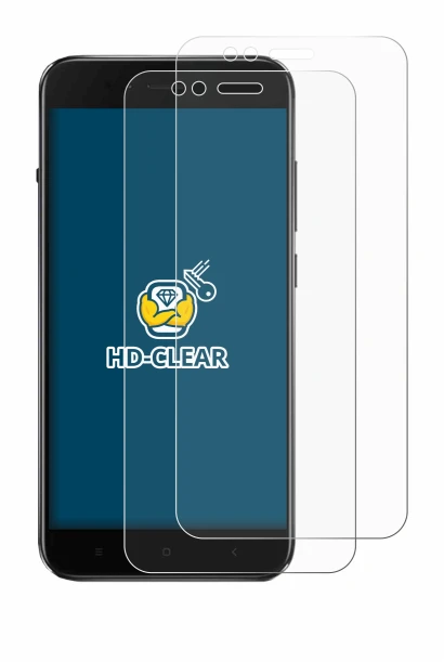 Image de l'appareil Xiaomi Mi A1 avec une grande variété de protections d'écran.