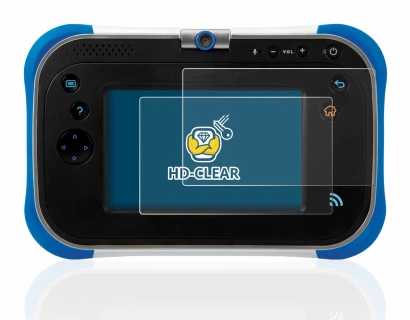 Image de l'appareil Vtech Storio Max 2.0 avec une grande variété de protections d'écran.