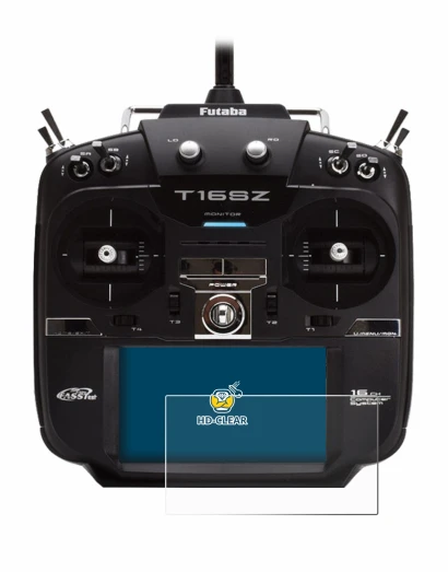 Image de l'appareil Robbe Futaba T16SZ avec une grande variété de protections d'écran.