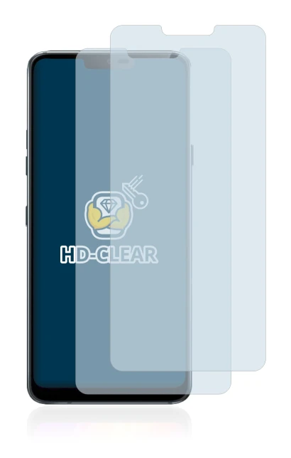 Image de l'appareil LG G7 ThinQ avec une grande variété de protections d'écran.