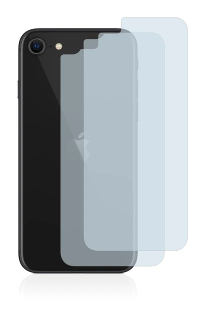 Image de l'appareil Apple iPhone SE 2 2020 (Le dos) avec une grande variété de protections d'écran.