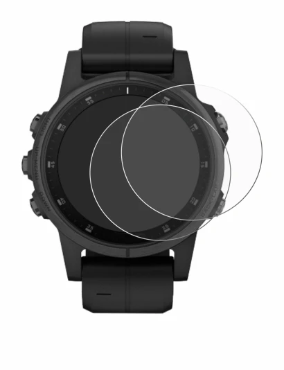 Image de l'appareil Garmin Fenix 5S Plus (42 mm) avec une grande variété de protections d'écran.
