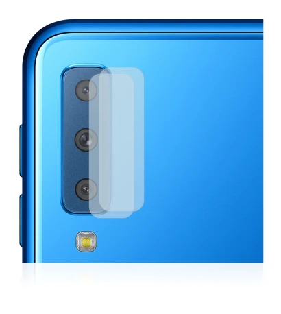 Image de l'appareil Samsung Galaxy A7 2018 (Caméra UNIQUEMENT) avec une grande variété de protections d'écran.