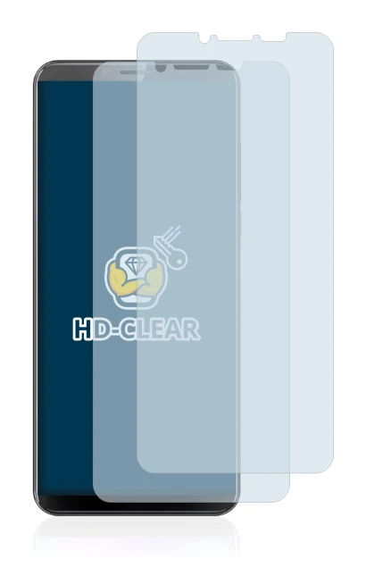 Image de l'appareil Cubot X19 avec une grande variété de protections d'écran.
