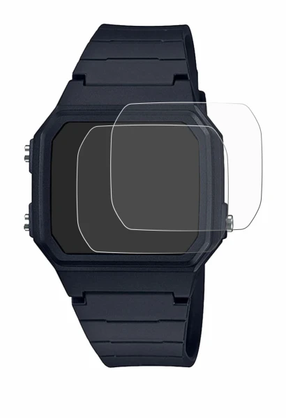 Image de l'appareil Casio Unisex F-91W avec une grande variété de protections d'écran.