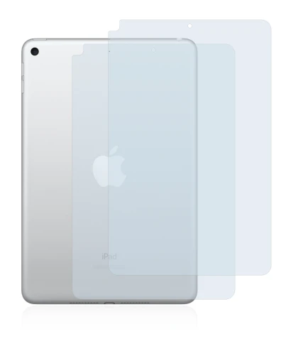 Image de l'appareil Apple iPad Mini 5 2019 (Arrière, 5ème Gen.) avec une grande variété de protections d'écran.