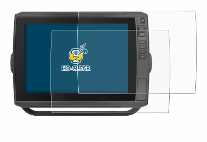 Image de l'appareil Garmin ECHOMAP Ultra 102sv avec une grande variété de protections d'écran.