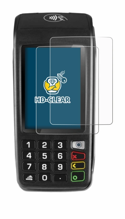 Image de l'appareil ingenico Move/5000 avec une grande variété de protections d'écran.