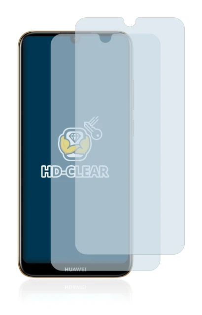 Image de l'appareil Huawei Y6 2019 avec une grande variété de protections d'écran.