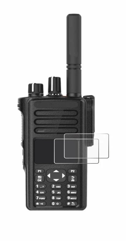 Image de l'appareil Motorola DP4801e avec une grande variété de protections d'écran.