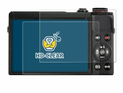 Image de l'appareil Canon PowerShot G7 X Mark III avec une grande variété de protections d'écran.