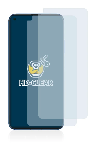 Image de l'appareil Huawei Nova 5T avec une grande variété de protections d'écran.