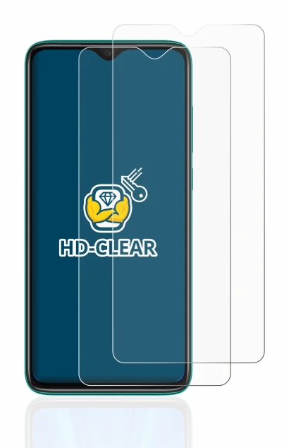 Image de l'appareil Xiaomi Redmi Note 8 Pro avec une grande variété de protections d'écran.