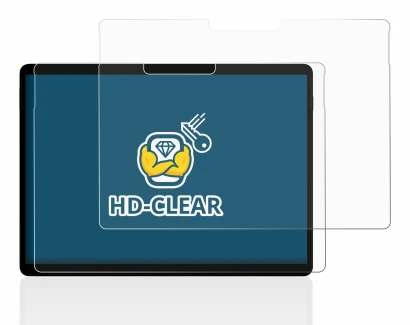 Image de l'appareil Microsoft Surface Pro X avec une grande variété de protections d'écran.