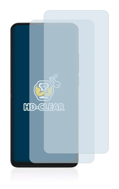 Image de l'appareil Motorola One Hyper avec une grande variété de protections d'écran.