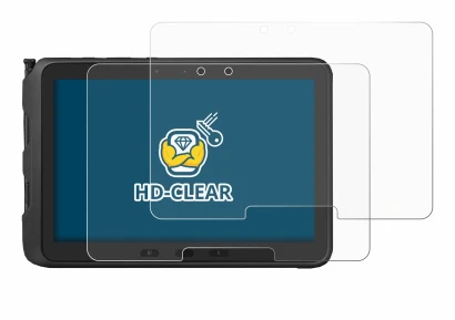 Image de l'appareil Samsung Galaxy Tab Active Pro avec une grande variété de protections d'écran.