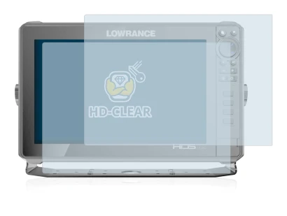 Image de l'appareil Lowrance HDS Live 12" avec une grande variété de protections d'écran.