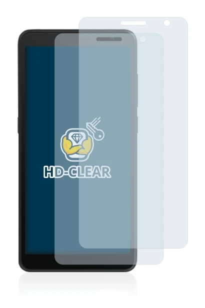 Image de l'appareil Alcatel 1B 2020 avec une grande variété de protections d'écran.