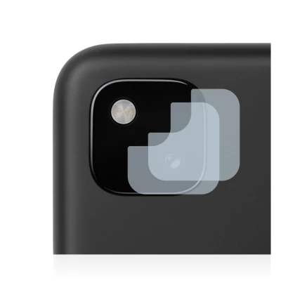 Image de l'appareil Google Pixel 4a (Caméra UNIQUEMENT) avec une grande variété de protections d'écran.
