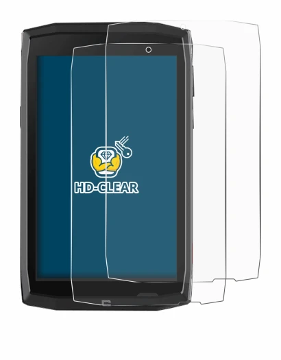 Image de l'appareil Crosscall Core T4 avec une grande variété de protections d'écran.