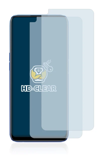 Image de l'appareil realme 6 avec une grande variété de protections d'écran.