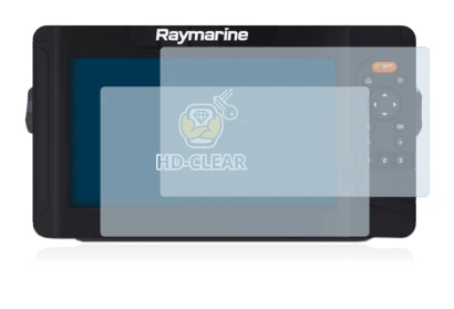 Image de l'appareil Raymarine Element 7 HV avec une grande variété de protections d'écran.