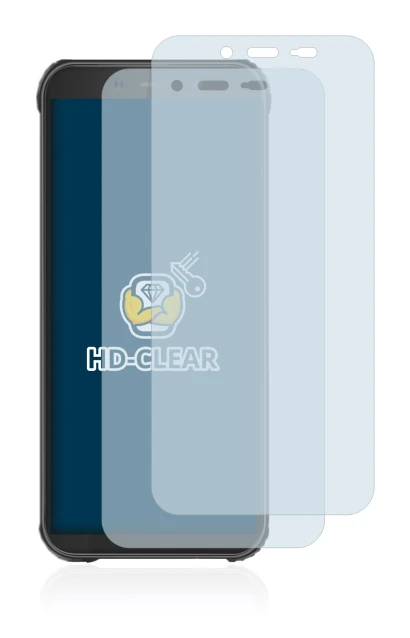 Image de l'appareil Blackview BV5500 Plus avec une grande variété de protections d'écran.