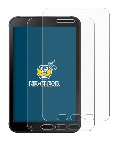 Image de l'appareil Samsung Galaxy Tab Active 2 SM-T395 avec une grande variété de protections d'écran.