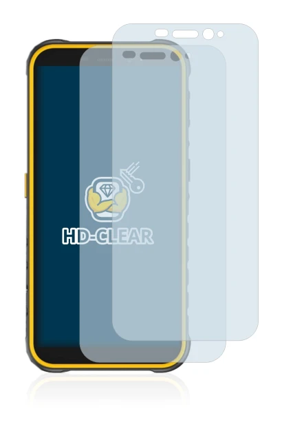 Image de l'appareil Ulefone Armor X8 avec une grande variété de protections d'écran.