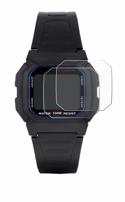 Image de l'appareil Casio W-800H-1AVES avec une grande variété de protections d'écran.