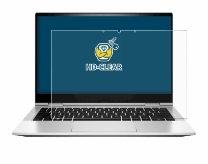 Image de l'appareil HP EliteBook x360 830 G8 avec une grande variété de protections d'écran.